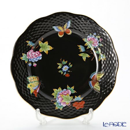 ヘレンド 黒いヴィクトリア VE-FN 00517-0-00 プレート 19cm