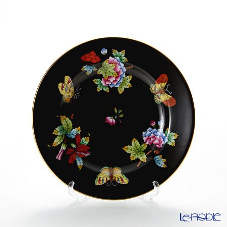 ヘレンド 黒いヴィクトリア VE-FN 02512-0-00 プレート 12.5cm