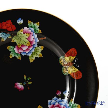 ヘレンド 黒いヴィクトリア VE-FN 02512-0-00 プレート 12.5cm