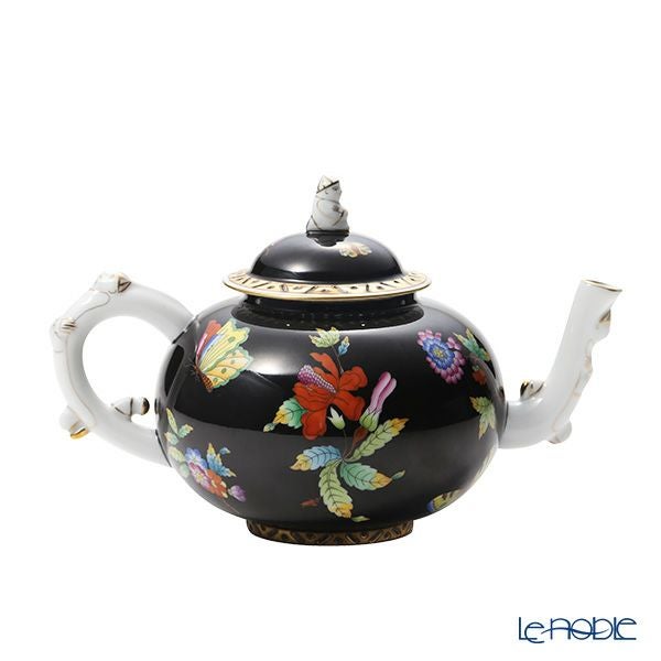ヘレンド シノワズリ （中国趣味） 黒いヴィクトリア VE-FN ティーポット（L） マンダリン 700ml 03304-0-21