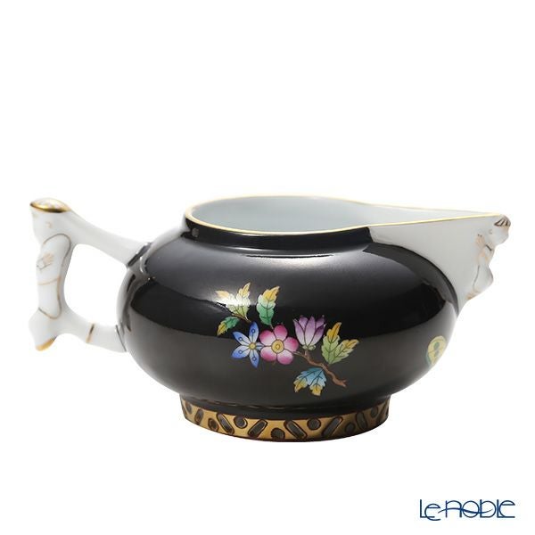 ヘレンド (HEREND) シノワズリ （中国趣味） 黒いヴィクトリア VE-FN クリーマー マンダリン 100ml 03344-0-21