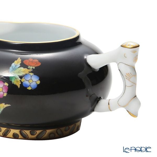 ヘレンド (HEREND) シノワズリ （中国趣味） 黒いヴィクトリア VE-FN クリーマー マンダリン 100ml 03344-0-21