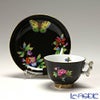 ヘレンド (HEREND) シノワズリ（中国趣味） 黒いヴィクトリア VE-FN 03371-0-21 マンダリン スモールカップ＆ソーサー