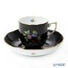 ヘレンド 黒いヴィクトリア VE-FN 20707-0-00 モカカップ＆ソーサー 150ml