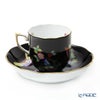 ヘレンド 黒いヴィクトリア VE-FN 20707-0-00 モカカップ＆ソーサー 150ml