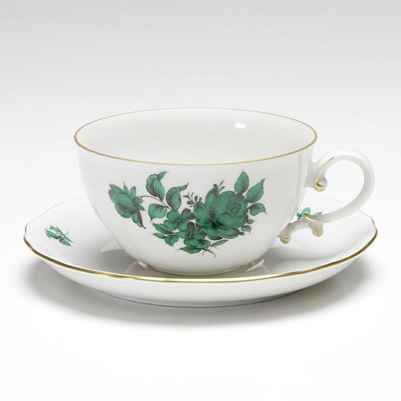 アウガルテン（AUGARTEN） マリアテレジア（5098A） バラ ティーカップ＆ソーサー（L） 0.25L（062）