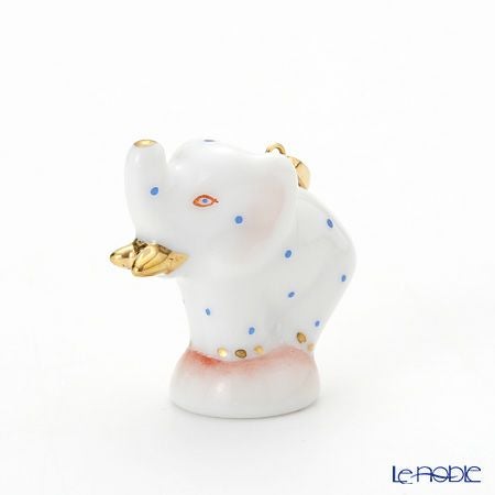 ヘレンド ペンダントトップ C-B 05292-0-47 エレファント ブルー