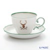アウガルテン（AUGARTEN） 狩（5824A）スタッグ（鹿） コーヒーカップ＆ソーサー 200ml（062モーツアルトシェイプ）