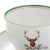 アウガルテン（AUGARTEN） 狩（5824A）スタッグ（鹿） コーヒーカップ＆ソーサー 200ml（062モーツアルトシェイプ）