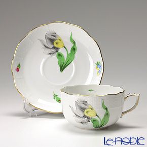 ヘレンド キティ KY-5（ブラック） 00724-0-00／724 ティーカップ＆ソーサー 200ml