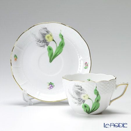 ヘレンド キティ KY-5（ブラック） 00730-0-00 ティーカップ＆ソーサー（兼用） 200ml