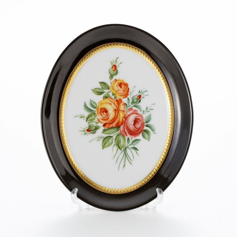 アウガルテン（AUGARTEN） アウガルテンブーケ（6682A） ブラッドレッドローズ スモールディッシュ（飾り皿） 12cm（841）