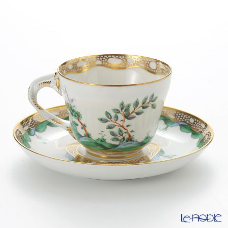 アウガルテン（AUGARTEN） ファンタジーバード（6766A） コーヒーカップ＆ソーサー（070）