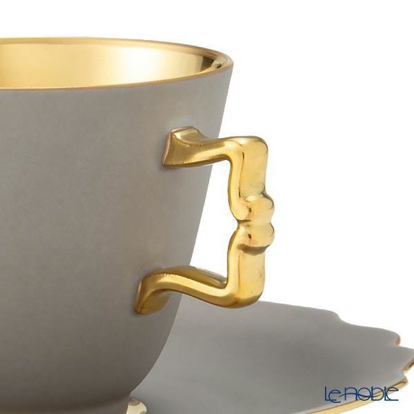 アウガルテン（AUGARTEN） ベルベデーレ／ベルヴェデーレ（6925RM） スモークグレー（マット） コーヒーカップ＆ソーサー（S）200ml （114）