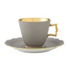 アウガルテン（AUGARTEN） ベルベデーレ／ベルヴェデーレ（6925RM） スモークグレー（マット） コーヒーカップ＆ソーサー（S）200ml （114）