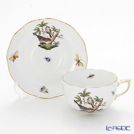 ヘレンド (HEREND) ロスチャイルドバード RO-2 00724-0-00 ティーカップ＆ソーサー 200ml