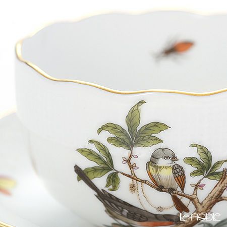 ヘレンド (HEREND) ロスチャイルドバード RO-2 00724-0-00 ティーカップ＆ソーサー 200ml