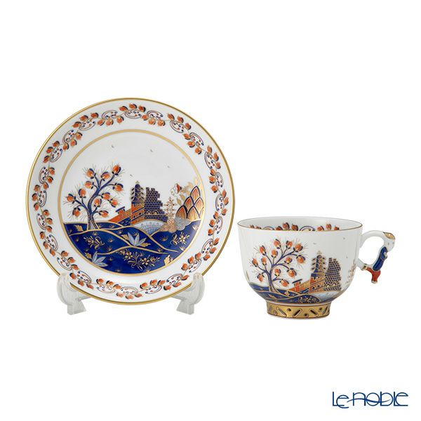 ヘレンド (HEREND) シノワズリ（中国趣味）ミラマーレ MRT（MR） 03364-0-21 マンダリン ラージカップ＆ソーサー