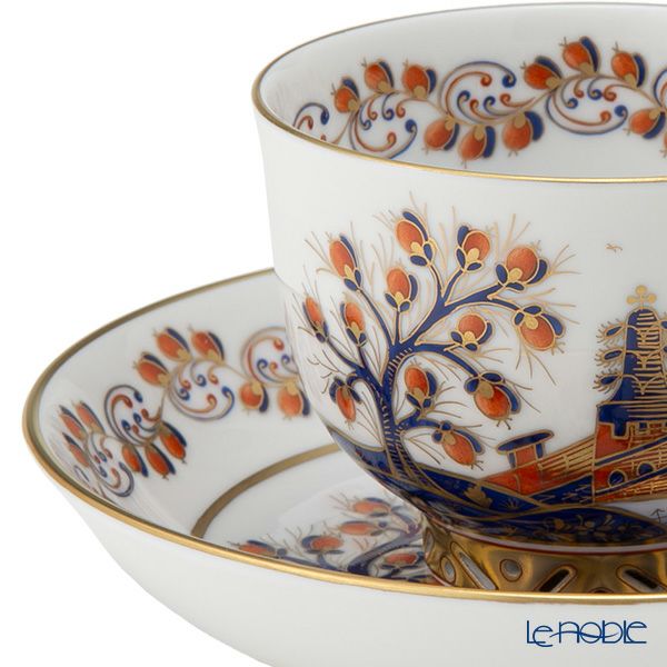 ヘレンド (HEREND) シノワズリ（中国趣味）ミラマーレ MRT（MR） 03364-0-21 マンダリン ラージカップ＆ソーサー