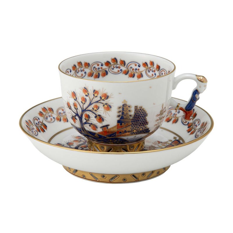 ヘレンド (HEREND) シノワズリ（中国趣味）ミラマーレ MRT（MR） 03364-0-21 マンダリン ラージカップ＆ソーサー