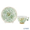 ヘレンド シノワズリ（中国趣味） 東方の楽園 グリーン ZOVA 03371-0-21 マンダリン スモールカップ＆ソーサー