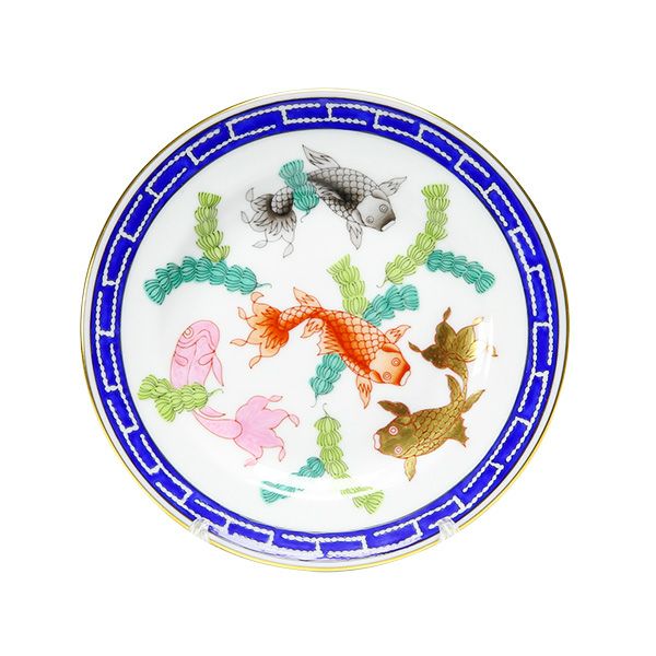 ヘレンド シノワズリ（中国趣味） ポワッソン 02512-0-00 プレート 12.5cm
