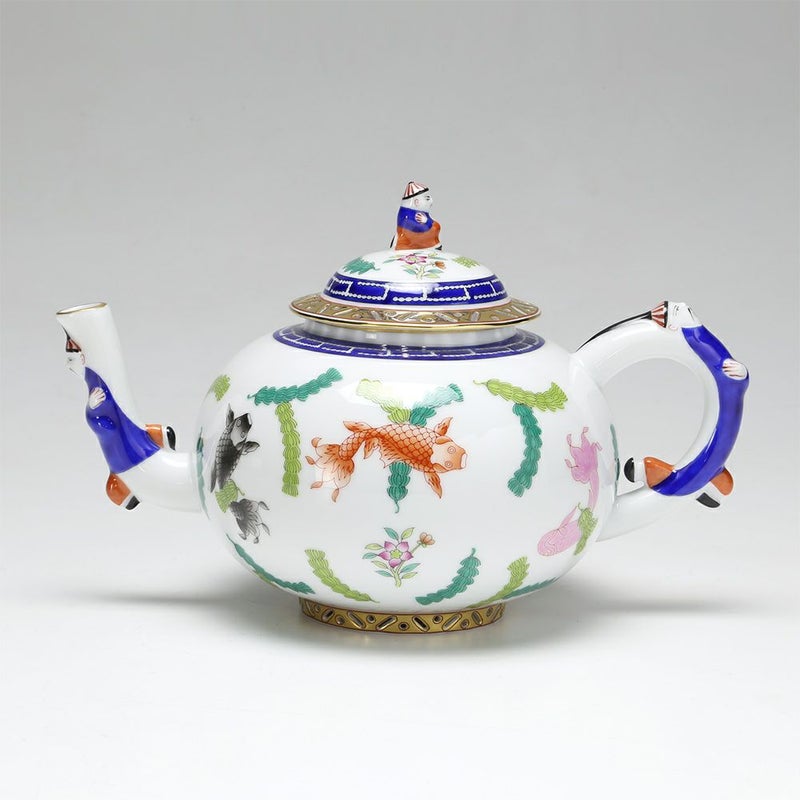 ヘレンド シノワズリ（中国趣味） ポワッソン 03304-0-21／3304 マンダリン ティーポット L 700ml