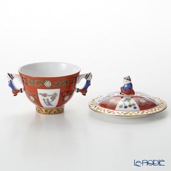 ヘレンド シノワズリ（中国趣味） ゲデレ G 03355-0-21 シュガーポット（マンダリン） 100ml