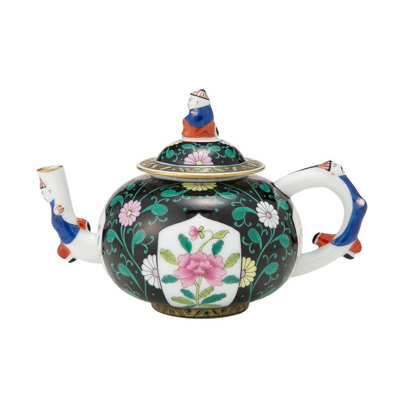 ヘレンド シノワズリ（中国趣味）西安の黒 SN 03305-0-21／3305 マンダリン ミニティーポット 350ml