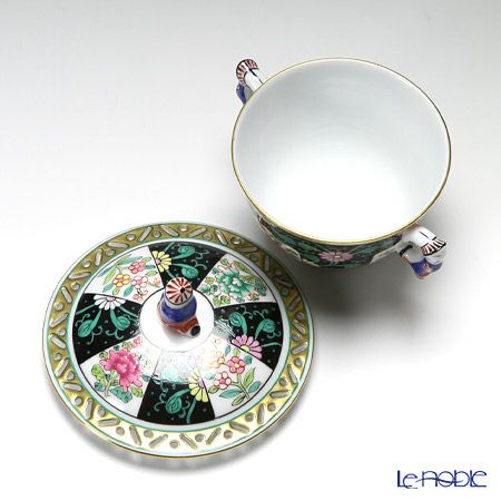ヘレンド シノワズリ（中国趣味） 西安の黒 SN 03355-0-21／3355 シュガーポット 100ml（マンダリン）