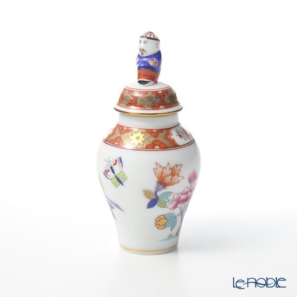 ヘレンド (HEREND) シノワズリ（中国趣味） 上海 SH 06574-0-21 ミニベース蓋付（マンダリン） 9cm