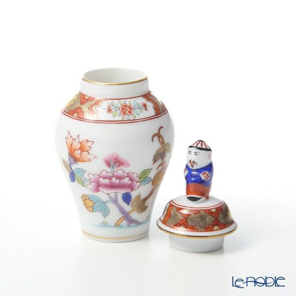 ヘレンド (HEREND) シノワズリ（中国趣味） 上海 SH 06574-0-21 ミニベース蓋付（マンダリン） 9cm
