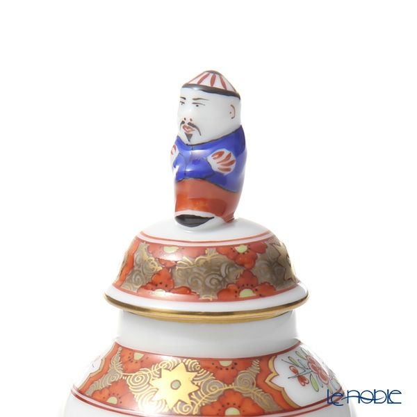ヘレンド (HEREND) シノワズリ（中国趣味） 上海 SH 06574-0-21 ミニベース蓋付（マンダリン） 9cm