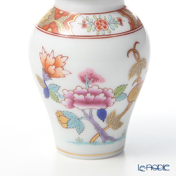 ヘレンド (HEREND) シノワズリ（中国趣味） 上海 SH 06574-0-21 ミニベース蓋付（マンダリン） 9cm