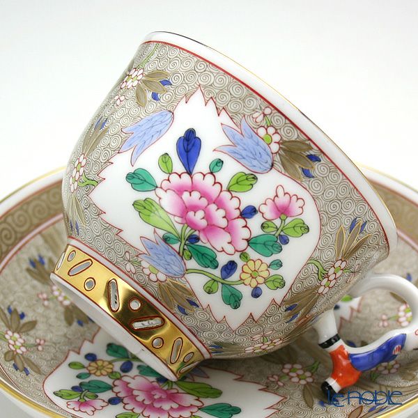 ヘレンド (HEREND) シノワズリ（中国趣味）カール CU 03364-0-21／3364 マンダリン ラージカップ＆ソーサー