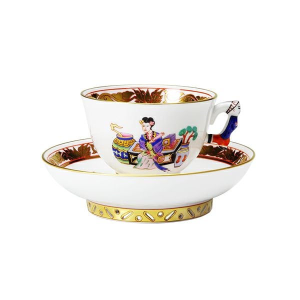 ヘレンド (HEREND) シノワズリ（中国趣味）明の宮女 MG 03371-0-21 マンダリン スモールカップ＆ソーサー