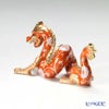 ヘレンド 赤地菊 CHRY 15070-0-00 ドラゴン 赤龍 13cm