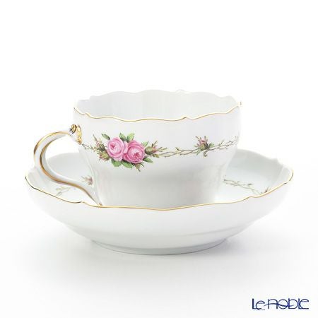 マイセン（Meissen） フラワーガーランド（ローズ） 22910／00582 コーヒーカップ＆ソーサー 200ml
