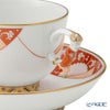 ヘレンド (HEREND) シノワズリ（中国趣味）CHRYMS（赤地菊） マンダリン ラージカップ＆ソーサー 03364-0-21