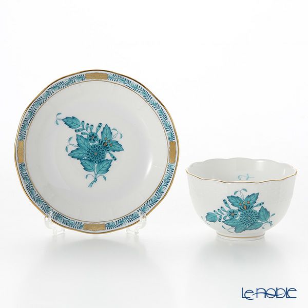 ヘレンド (HEREND) アポニーターコイズ 00710-0-91／711 ジャパニーズカップ＆ソーサー 130ml