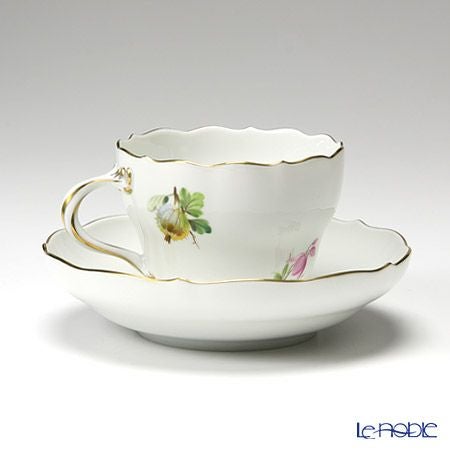 マイセン（Meissen） 果物文様 240210／00582 コーヒーカップ＆ソーサー 200ml イチゴ