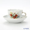 マイセン（Meissen） 果物文様 240210／00582 コーヒーカップ＆ソーサー 200ml チェリー