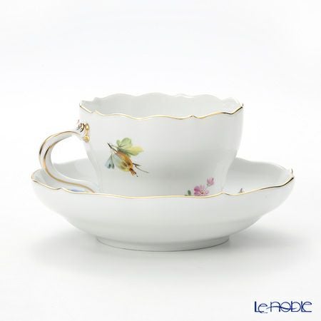 マイセン（Meissen） 果物文様 240210／00582 コーヒーカップ＆ソーサー 200ml プルーン