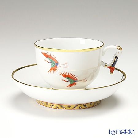 ヘレンド (HEREND) シノワズリ（中国趣味）GEPS 松と鶴 03364-0-21／3364 マンダリン ラージカップ＆ソーサー