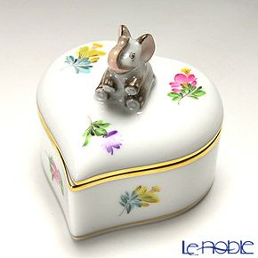 ヘレンド (HEREND) ミルフルール MF 06111-0-26／6111 ハートボックス