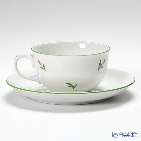 アウガルテン（AUGARTEN） ウィンナーフラワー（5089B） チューリップ ティーカップ＆ソーサー（S） 200ml（001）