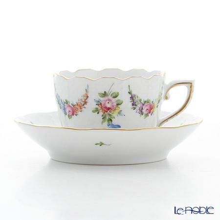 ヘレンド リヒテンシュタインブーケ LTBS 00711-0-00 モカカップ＆ソーサー 100ml