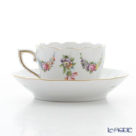 ヘレンド リヒテンシュタインブーケ LTBS 00711-0-00 モカカップ＆ソーサー 100ml