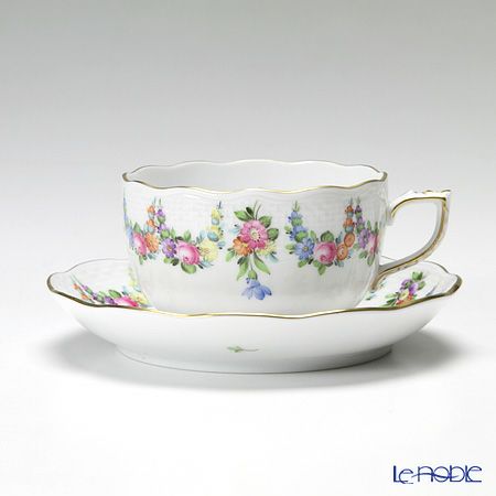 ヘレンド (HEREND) リヒテンシュタインブーケ LTBS 00724-0-00／724 ティーカップ＆ソーサー 200ml