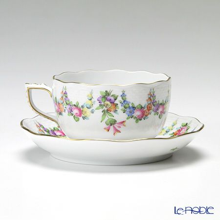 ヘレンド (HEREND) リヒテンシュタインブーケ LTBS 00724-0-00／724 ティーカップ＆ソーサー 200ml